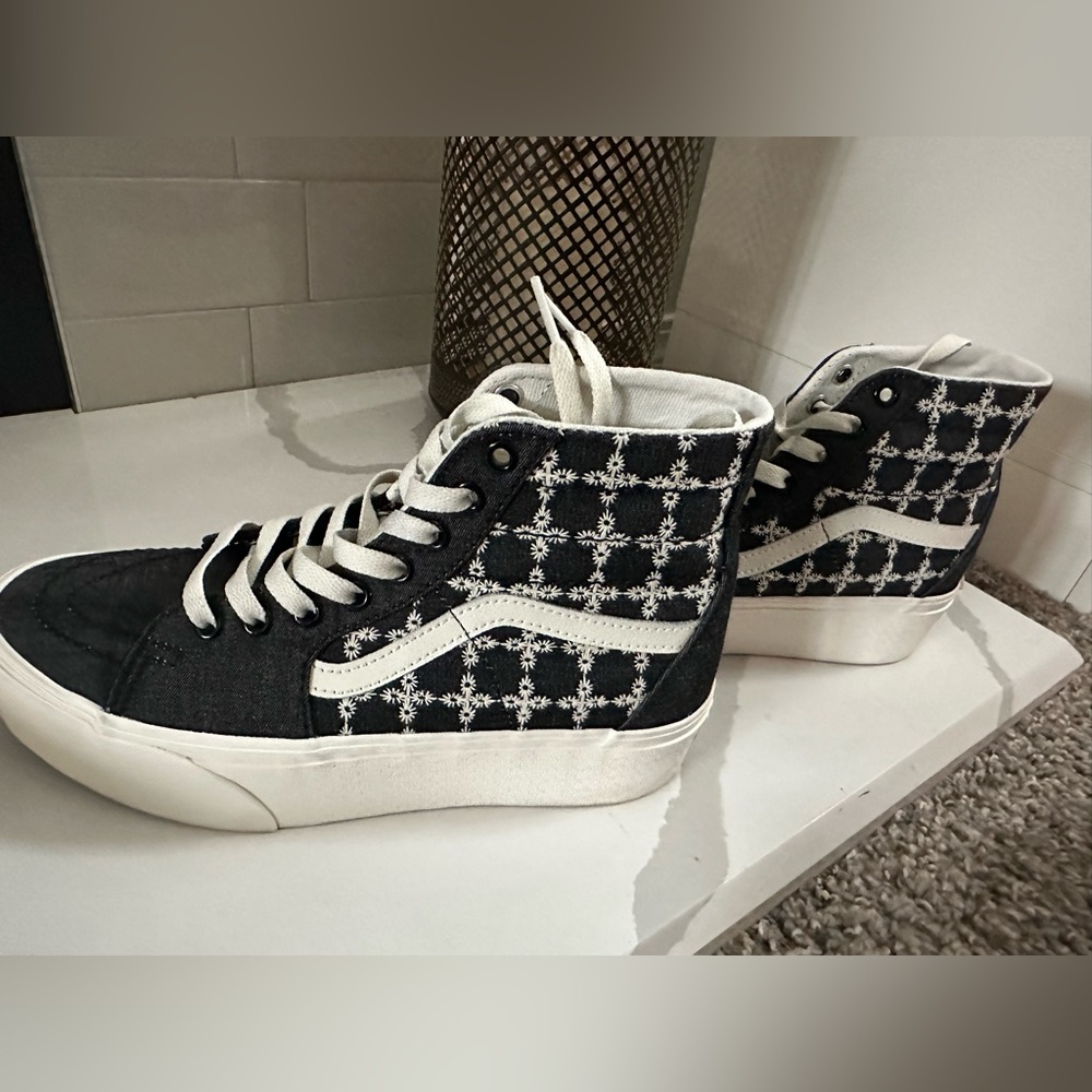 Denim Mix Sk8-Hi Tapered Stackform Shoe